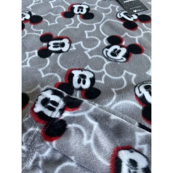 Disney Mickey Mouse 2pc Lounger Pajamas Set Sleepwear Soft Cozy Women’s Sz M NWT - Picture 3 of 9